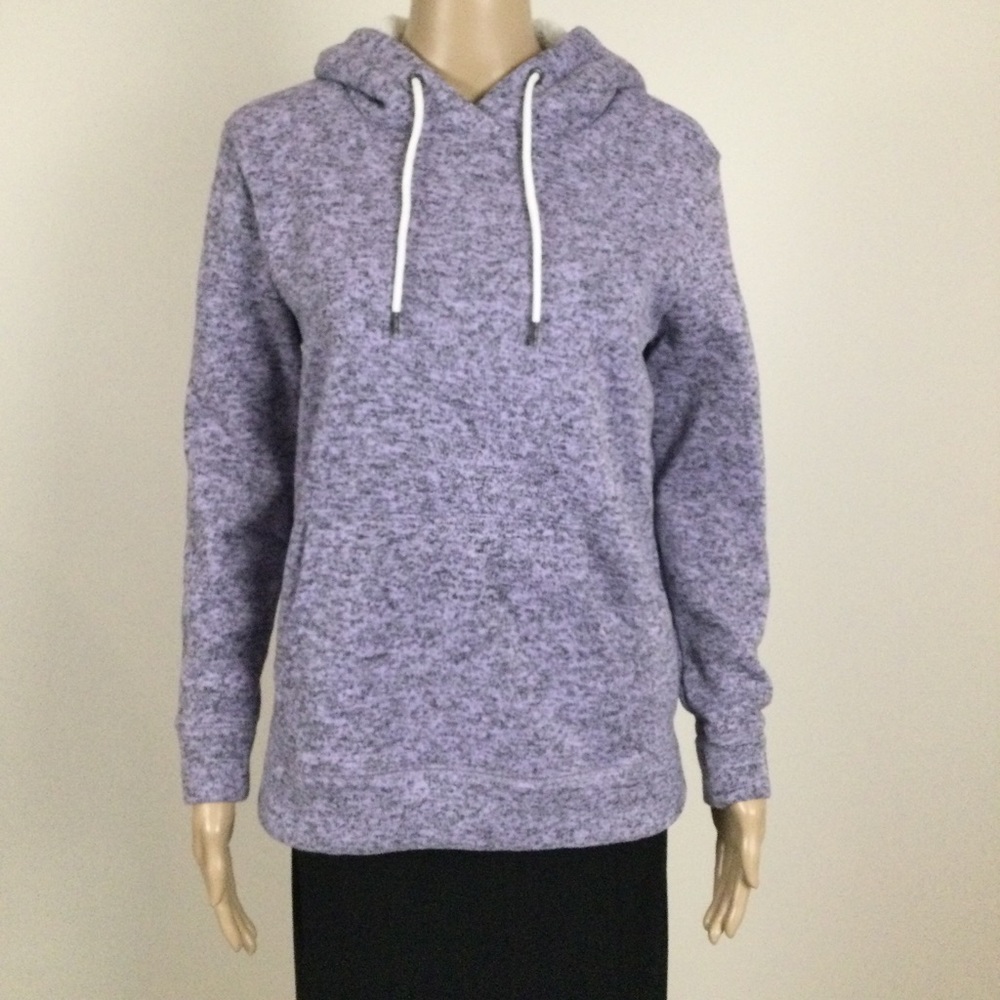 GEORGE Mauve Full On Fleece Lined Hoodie, Size Medium